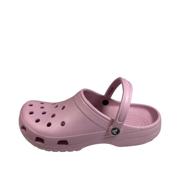 Classic Pink Crocs Clogs Size M 13 Lightweight Slip-On Comfort Shoes - Picture 2 of 11